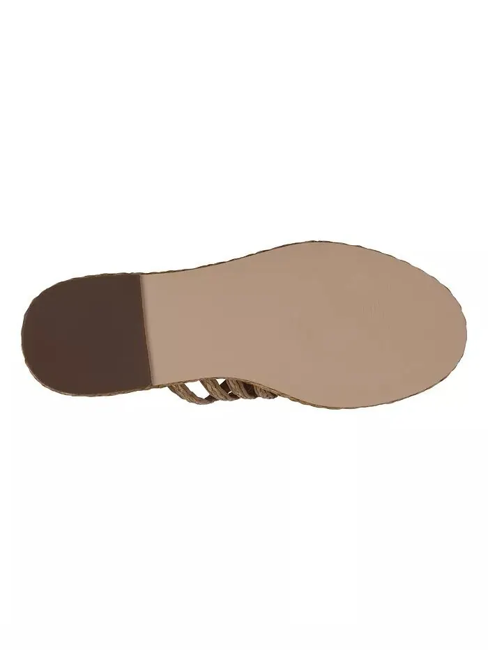 Женские сандалии Phoenix Strappy Espadrille Flat GC Shoes — изображение 5 из 5, прозрачный
