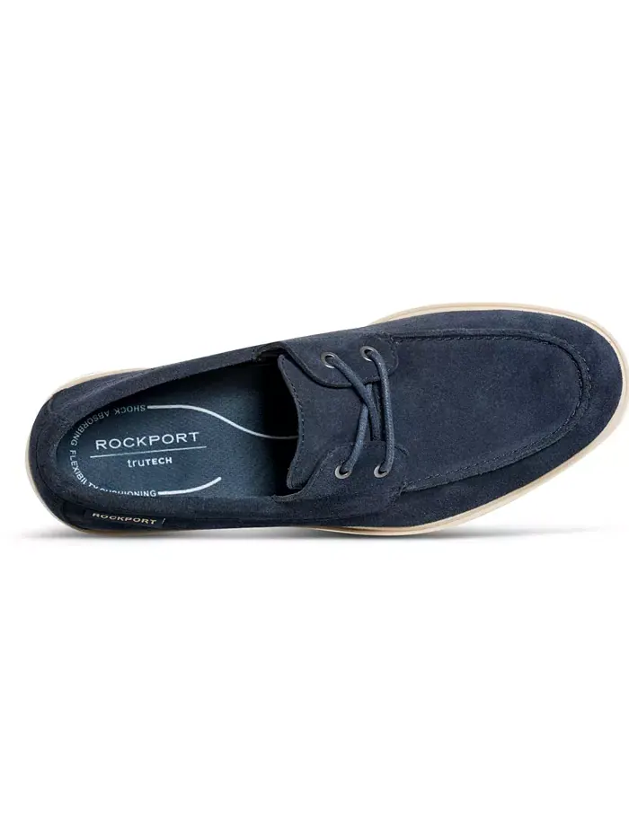 Мужские повседневные лодочные туфли Hartley Rockport — изображение 4 из 5, синий