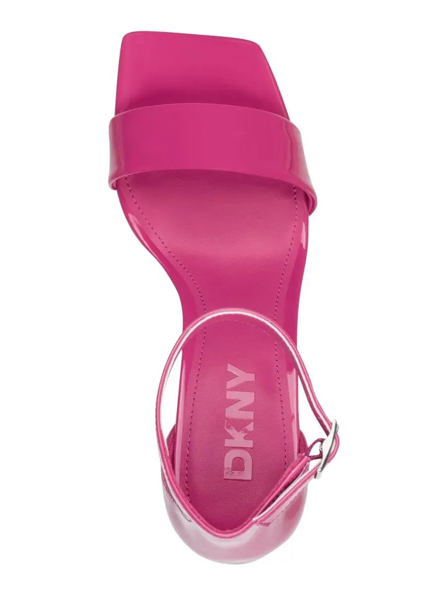 Женские сандалии Krazz с ремешком на щиколотке DKNY — изображение 4 из 5, розовый