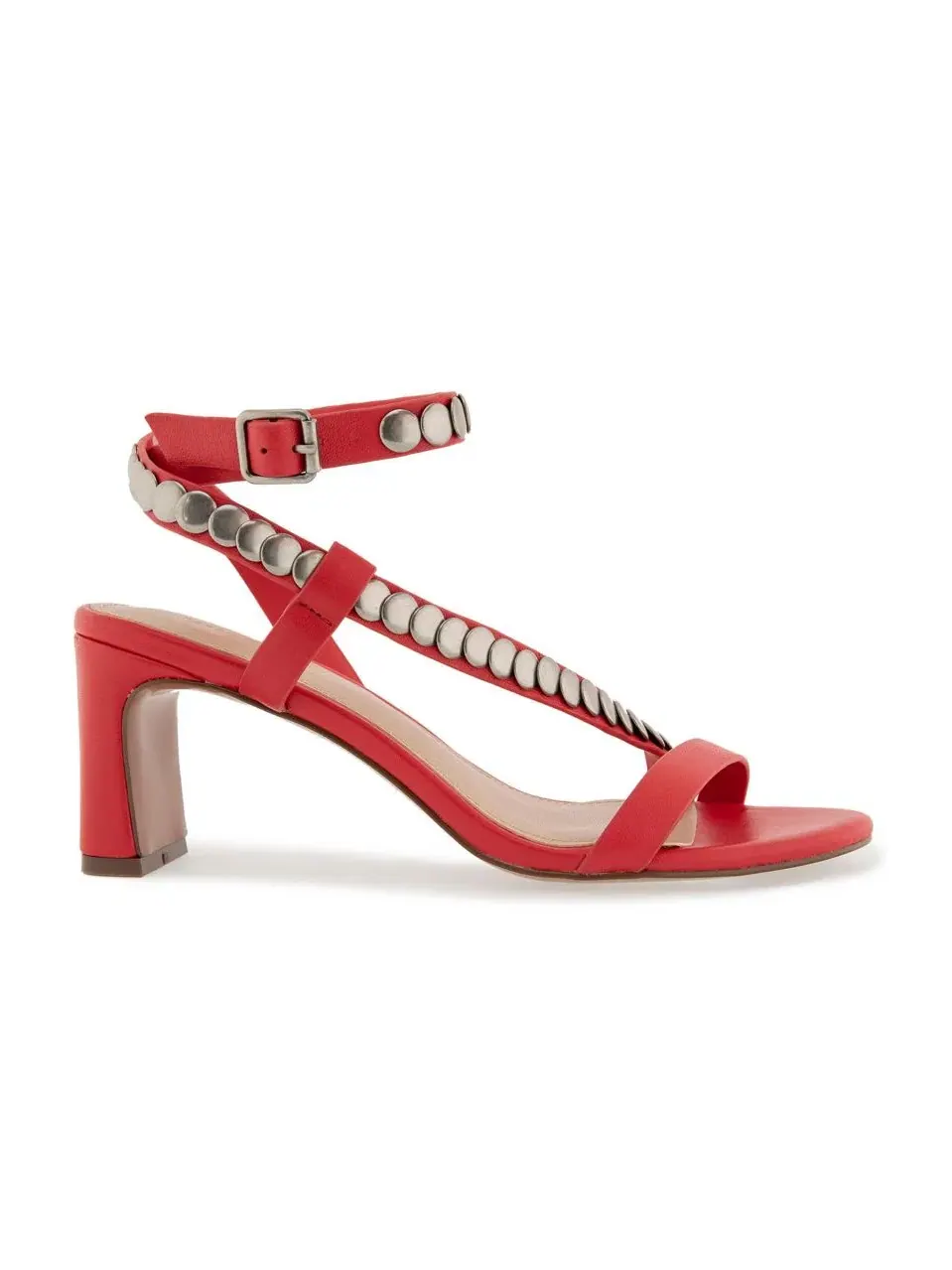 Женские сандалии на каблуке Catalina Rebecca Minkoff — изображение 2 из 3, красный