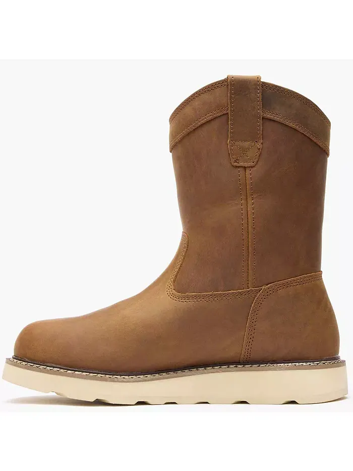 Мужские ботинки Core 37 10" Waterproof Pull On Wedge Georgia Boot — изображение 5 из 7, коричневый