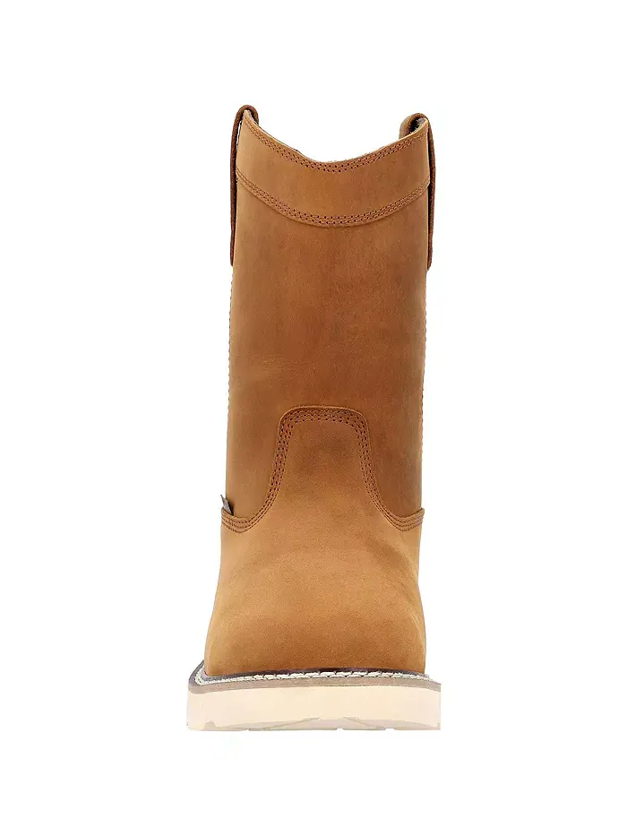 Мужские ботинки Core 37 10" Waterproof Pull On Wedge Georgia Boot — изображение 6 из 7, коричневый