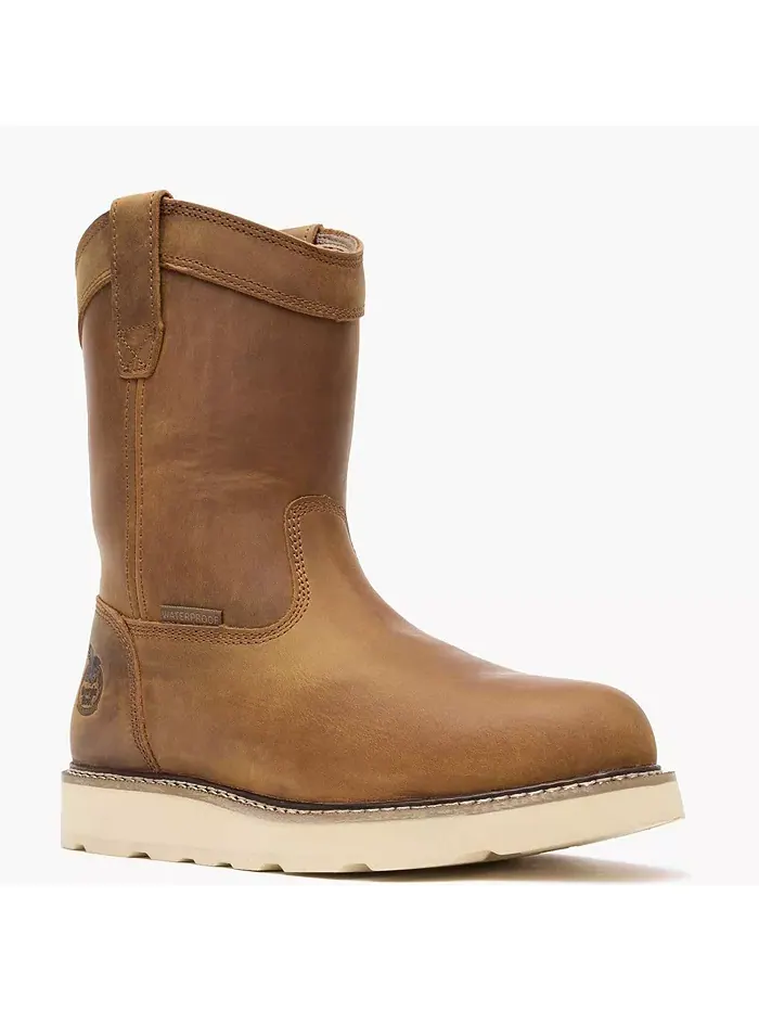 Мужские ботинки Core 37 10" Waterproof Pull On Wedge Georgia Boot — изображение 7 из 7, коричневый