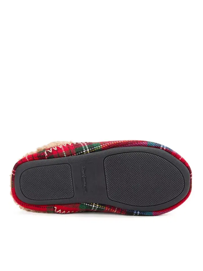Женские тапочки-кроксы Mama Bear в клетку Dearfoams — изображение 6 из 6, мульти