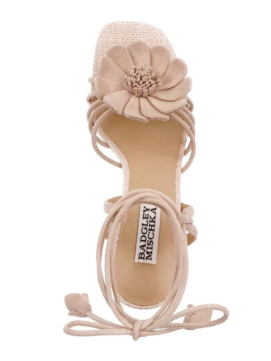 Женские сандалии на платформе Wanette Badgley Mischka — изображение 3 из 5, нюд
