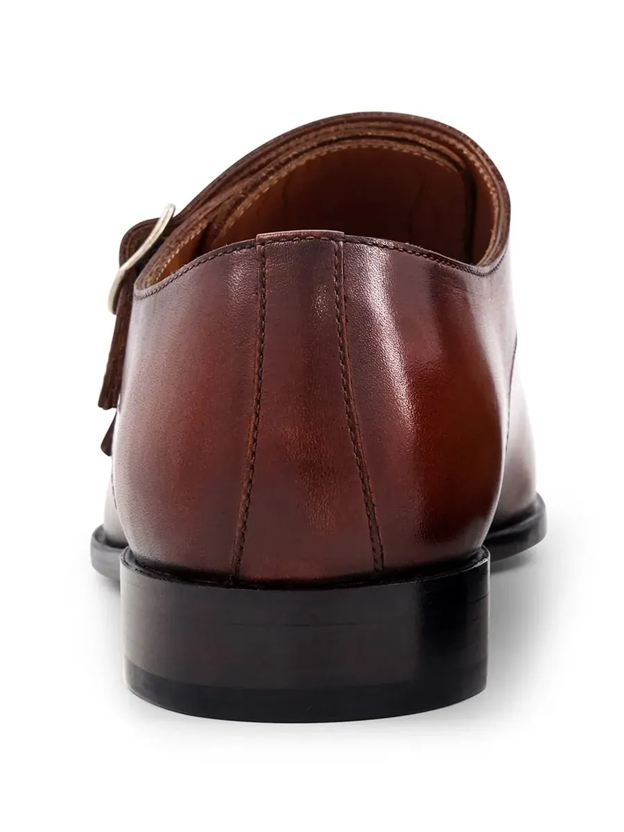 Мужские оксфорды Bexley Double Monk Slip On Anthony Veer — изображение 4 из 5, бежевый