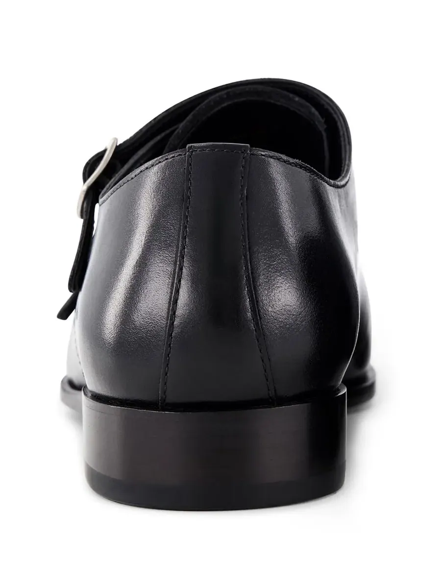 Мужские оксфорды Bexley Double Monk Slip On Anthony Veer — изображение 4 из 5, черный