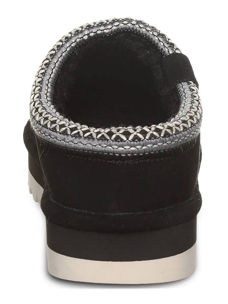 Женские сабо-мюли Calista Braided Trim Platform с плетеной отделкой BEARPAW — изображение 3 из 8, черный