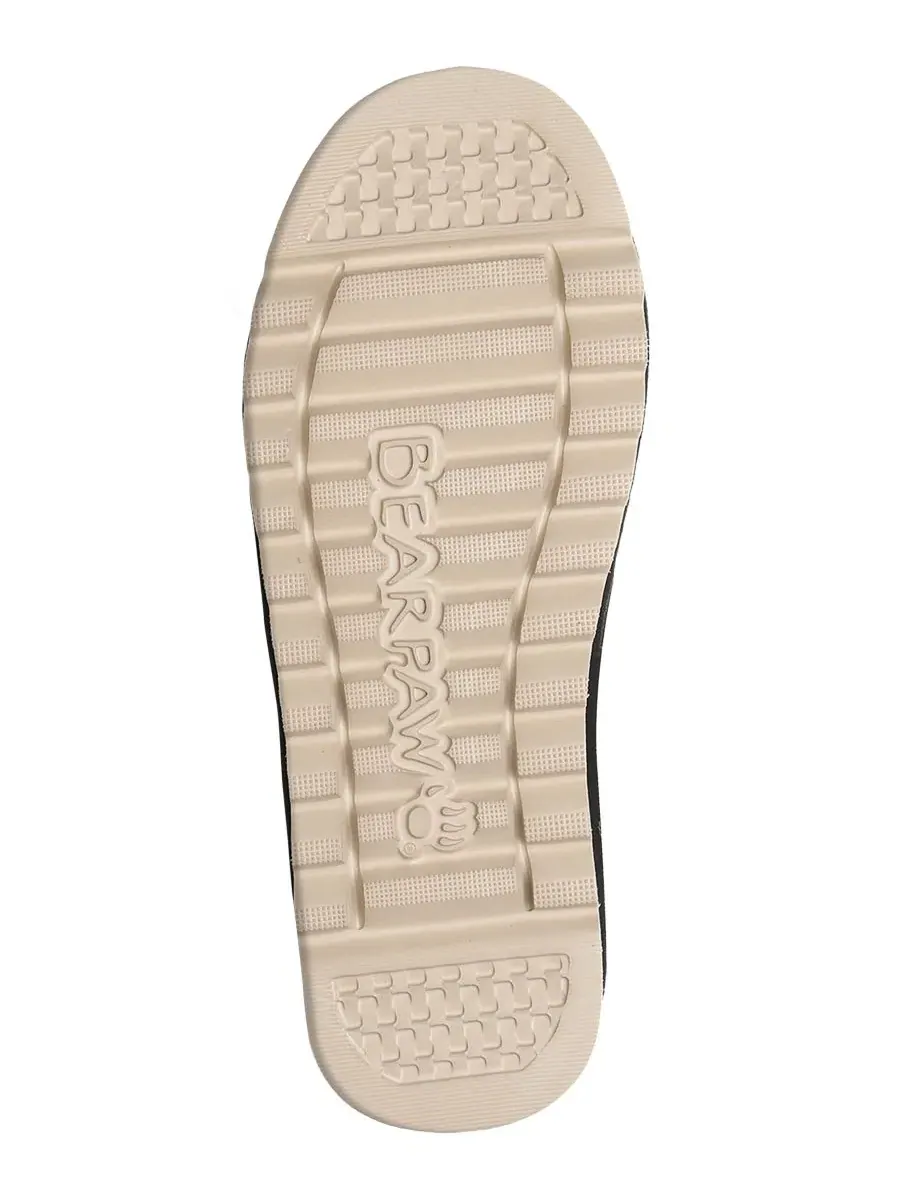 Женские сабо-мюли Calista Braided Trim Platform с плетеной отделкой BEARPAW — изображение 5 из 8, черный