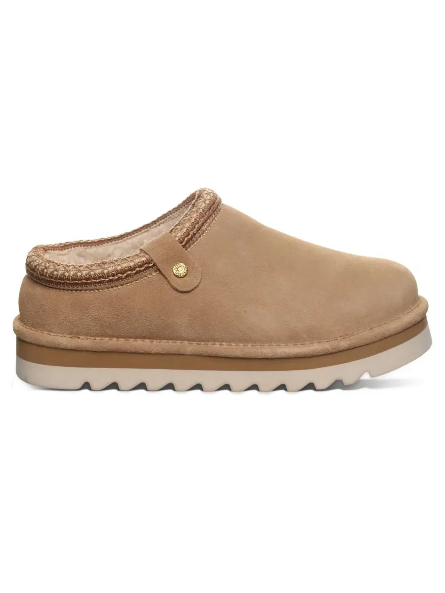 Женские сабо Calista Braided Trim Platform с отделкой плетением BEARPAW — изображение 2 из 8, коричневый