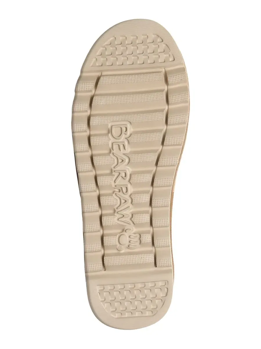 Женские сабо Calista Braided Trim Platform с отделкой плетением BEARPAW — изображение 5 из 8, коричневый