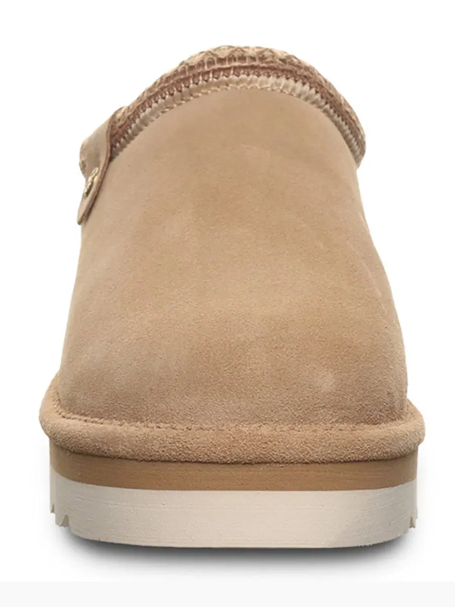 Женские сабо Calista Braided Trim Platform с отделкой плетением BEARPAW — изображение 7 из 8, коричневый