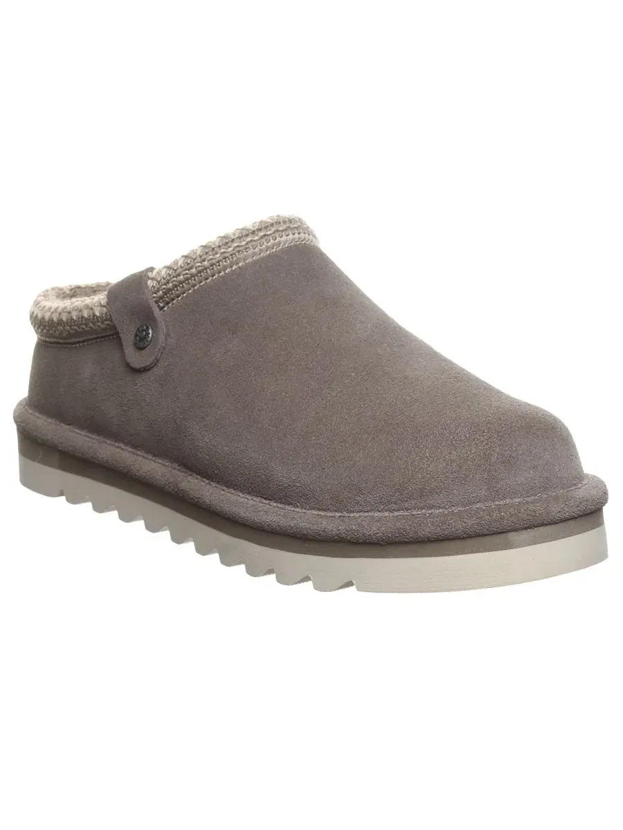 Женские клоги Calista Braided Trim Platform с отделкой из тесьмы BEARPAW — изображение 1 из 8, морель