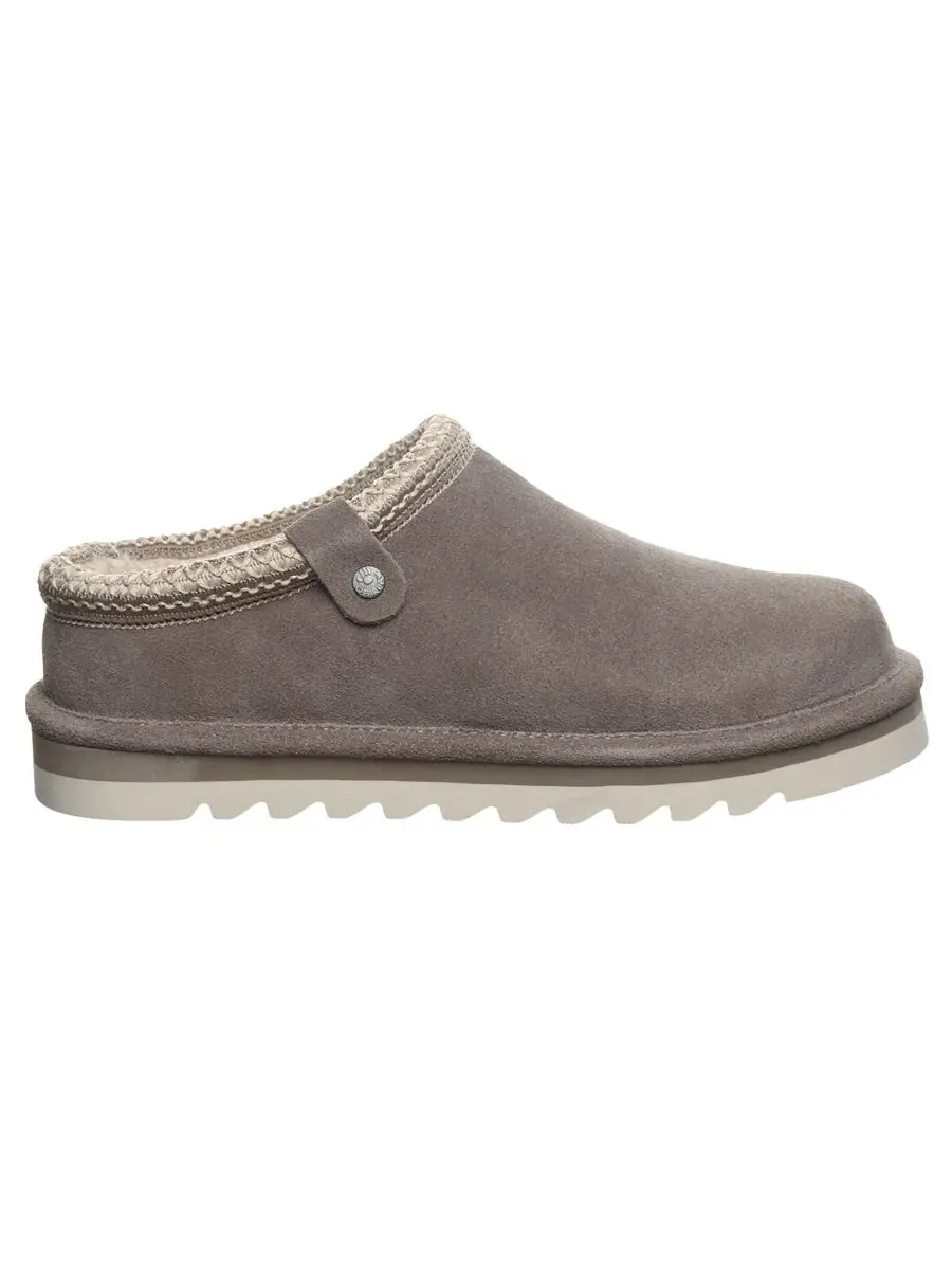 Женские клоги Calista Braided Trim Platform с отделкой из тесьмы BEARPAW — изображение 2 из 8, морель