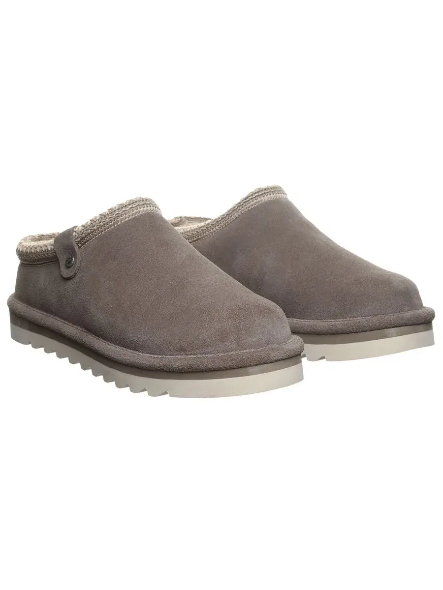 Женские клоги Calista Braided Trim Platform с отделкой из тесьмы BEARPAW — изображение 6 из 8, морель