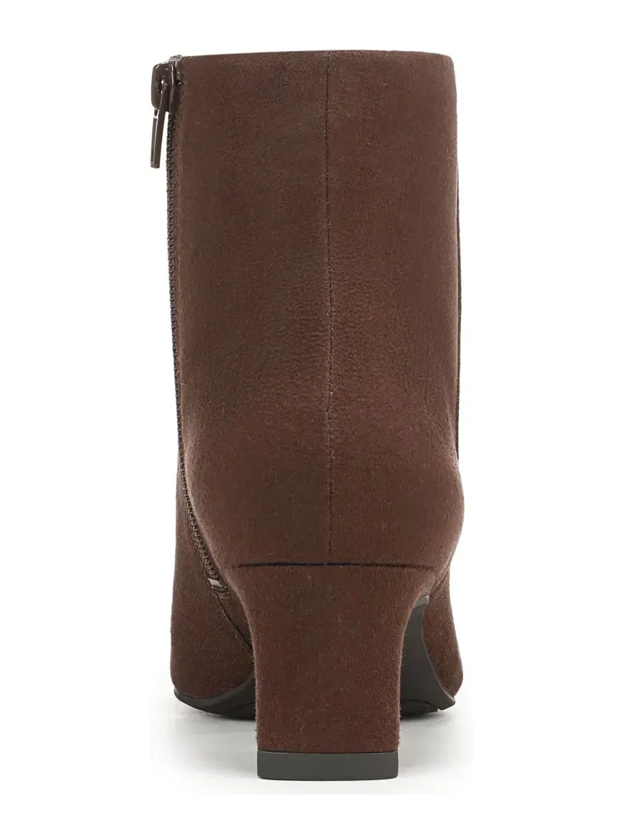 Женские ботинки Fresno Zip Snip Toe Short LifeStride — изображение 3 из 5, коричневый