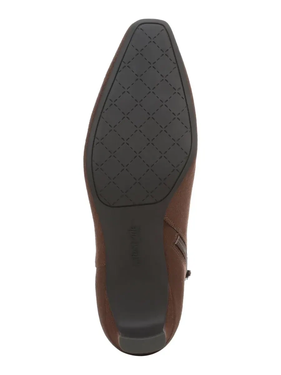 Женские ботинки Fresno Zip Snip Toe Short LifeStride — изображение 5 из 5, коричневый