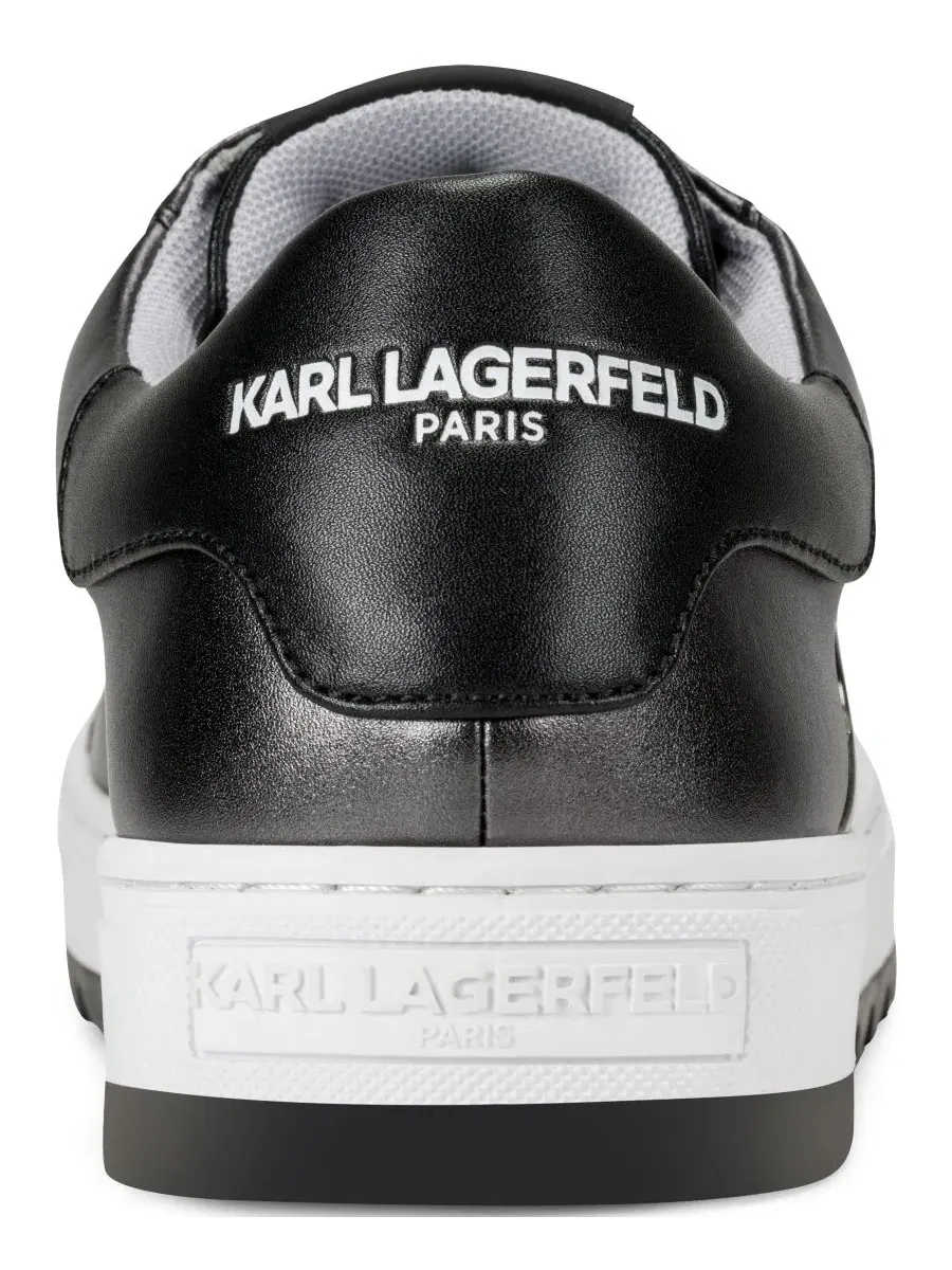 Мужские кроссовки на шнуровке от Карла Лагерфельда Karl Lagerfeld Paris — изображение 3 из 10, черный