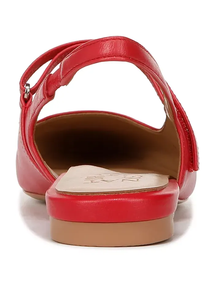Женские балетки Connie Slingback Mary Jane Naturalizer — изображение 3 из 6, красный