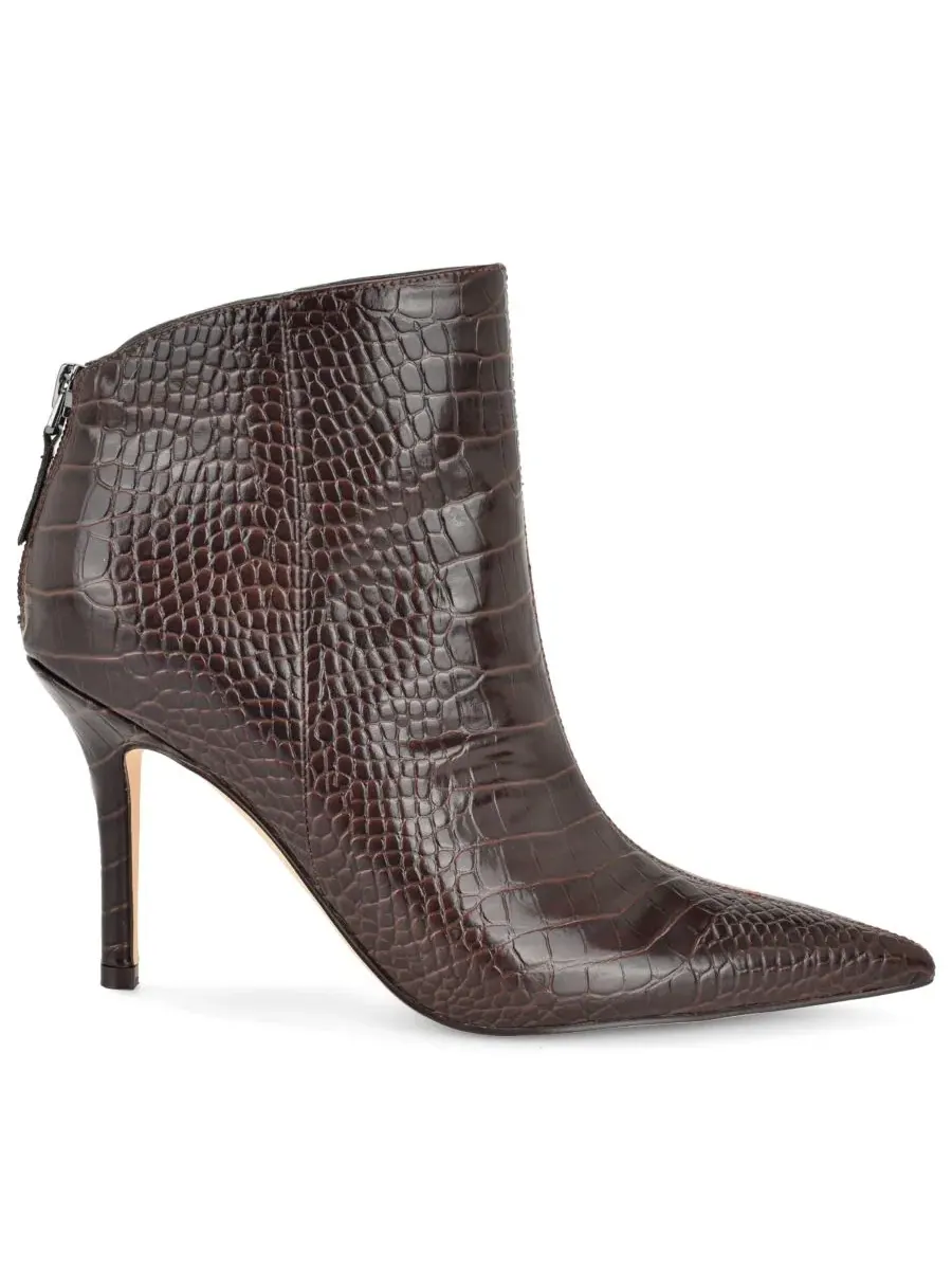Ботинки-челси на каблуке с острым мысом Gesabel Nine West — изображение 2 из 5, темный коричневый