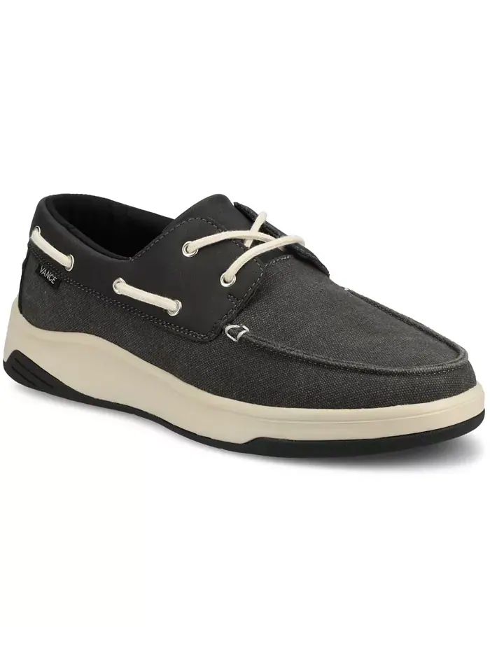 Мужские лодочные туфли Catamaran Low Top Flexible Sneaker Vance Co. — изображение 1 из 5, черный