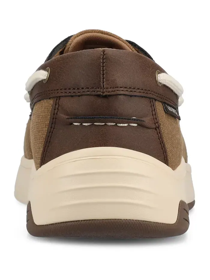 Мужские лодочные туфли Catamaran Low Top Flexible Sneaker Vance Co. — изображение 3 из 5, коричневый