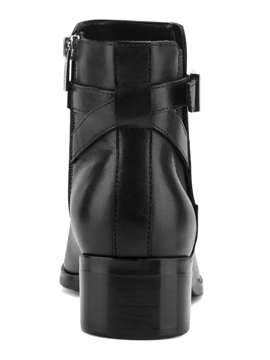 Ботильоны Teegan на каблуке-блоке с кожаным верхом Rockport — изображение 3 из 5, черный