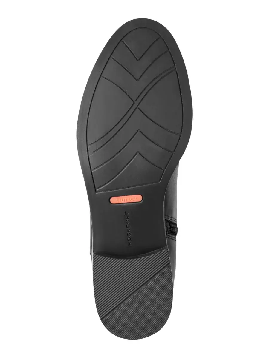 Ботильоны Teegan на каблуке-блоке с кожаным верхом Rockport — изображение 5 из 5, черный