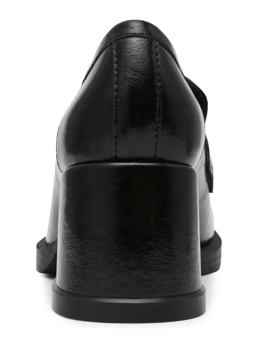 Туфли-лоферы Bettie Block Heel Tassel на каблуке-блоке Steve Madden — изображение 3 из 7, черный