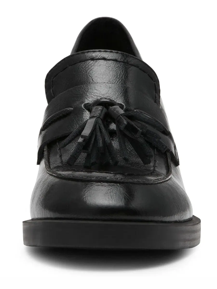 Туфли-лоферы Bettie Block Heel Tassel на каблуке-блоке Steve Madden — изображение 7 из 7, черный