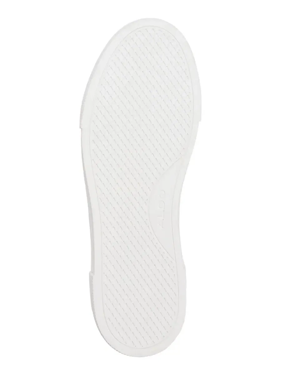 Кроссовки женские с плоской подошвой и круглым носком, модель Saddie Jogger Lace-Up ALDO — изображение 5 из 5, белый мульти