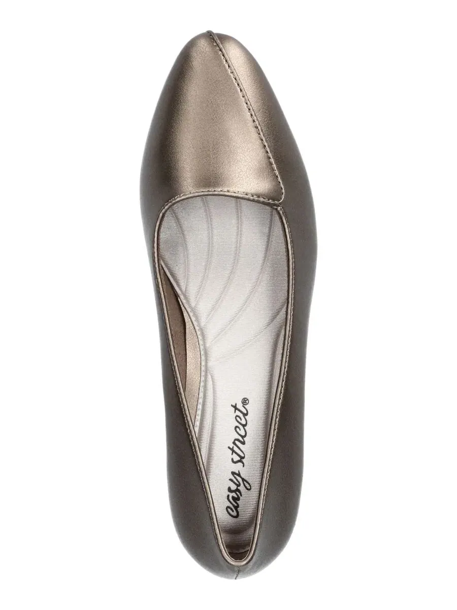 Туфли-лодочки Astrid Slip-On Easy Street — изображение 4 из 8, серебристый