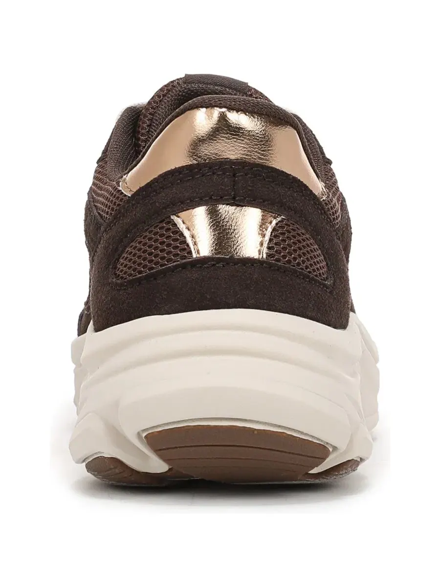 Кроссовки женские с шнуровкой Devine Max Classic Fudge Brown Mesh/Faux Suede Ryka — изображение 3 из 5, коричневый