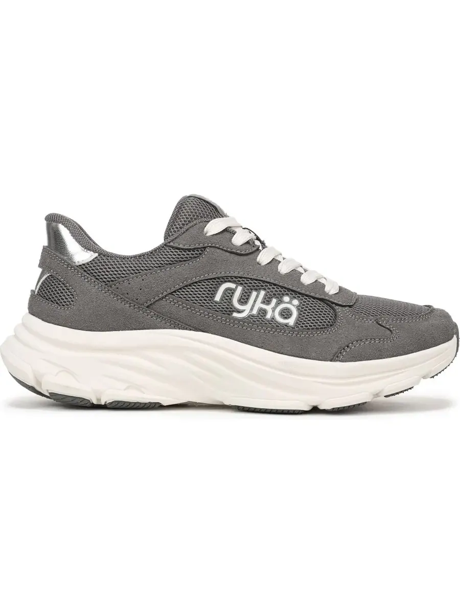 Кроссовки для ходьбы Devine Max Classic Granite Gray Mesh/Faux Suede Ryka — изображение 2 из 5, серый