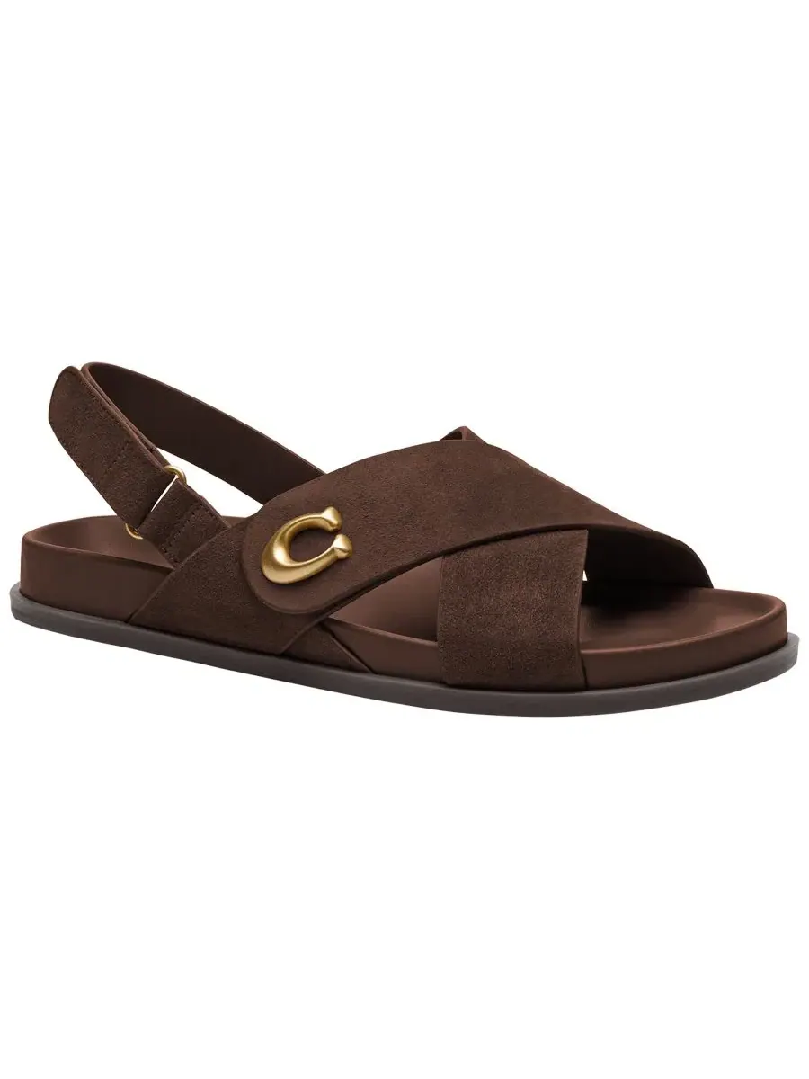 Сандалии с перекрестными ремешками Sculpted C Criss Cross COACH