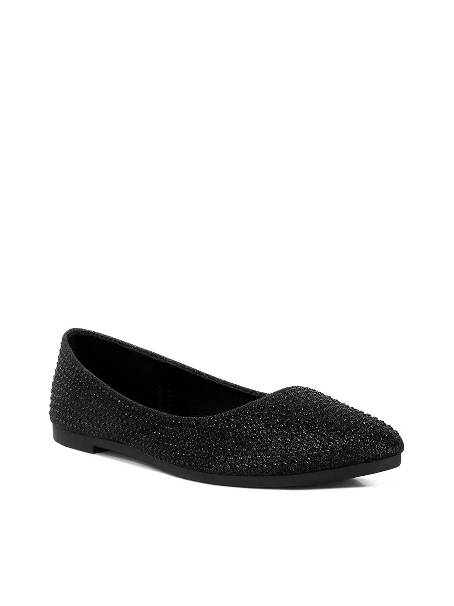 Балетки с декором Denki Studded Women's London Rag — изображение 2 из 7, черный