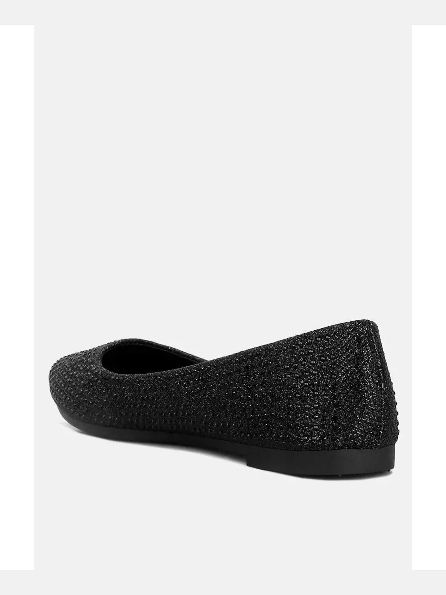 Балетки с декором Denki Studded Women's London Rag — изображение 4 из 7, черный
