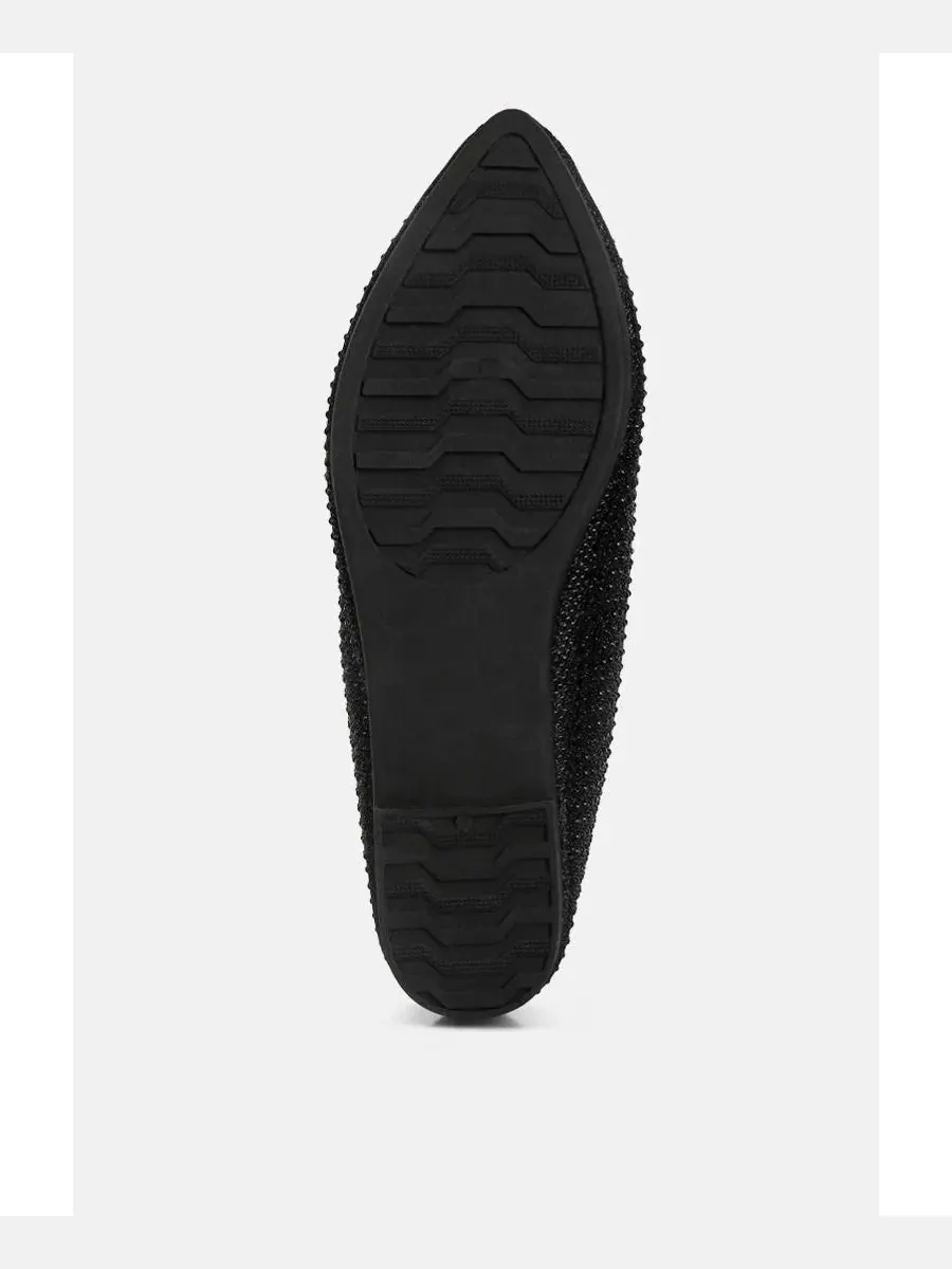 Балетки с декором Denki Studded Women's London Rag — изображение 5 из 7, черный
