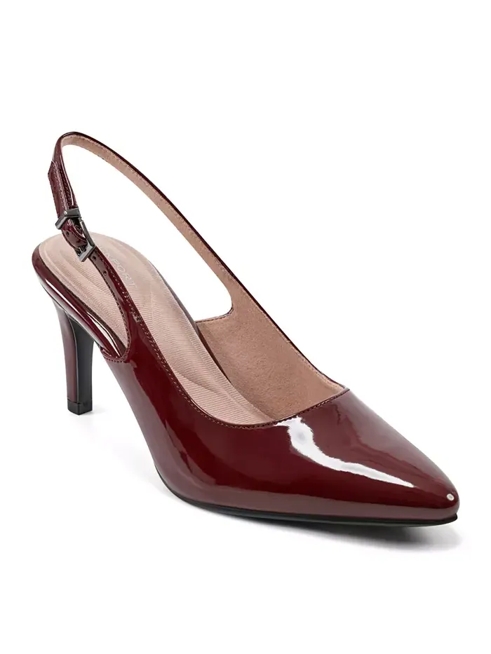 Женские туфли-лодочки Total Motion Jolie Dress Pumps Rockport — изображение 1 из 7, темный красный