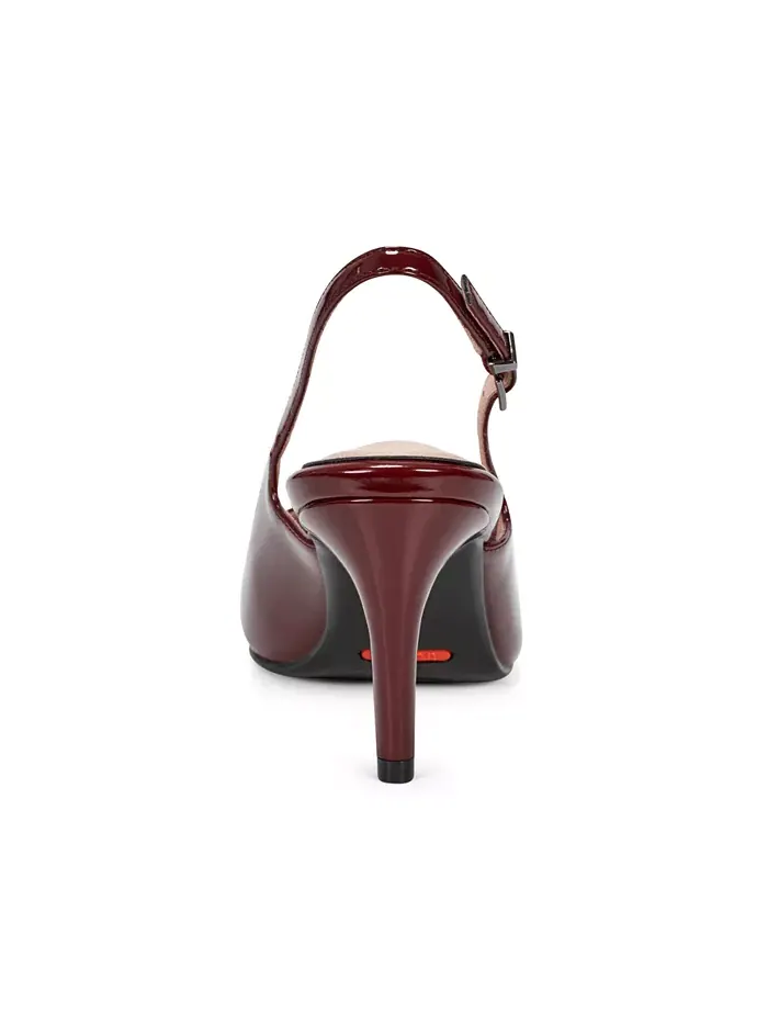 Женские туфли-лодочки Total Motion Jolie Dress Pumps Rockport — изображение 3 из 7, темный красный