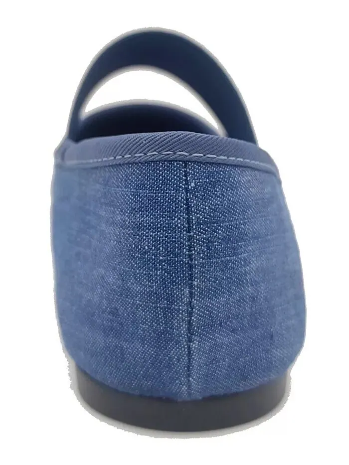 Женские балетки Porta Kenneth Cole Reaction — изображение 3 из 5, джинсовый синий