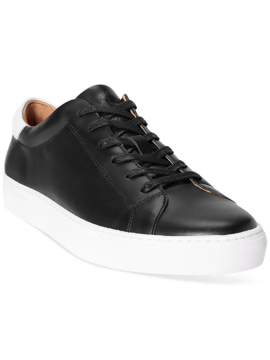 Мужские кожаные кроссовки Jermain II Polo Ralph Lauren — изображение 1 из 4, черный