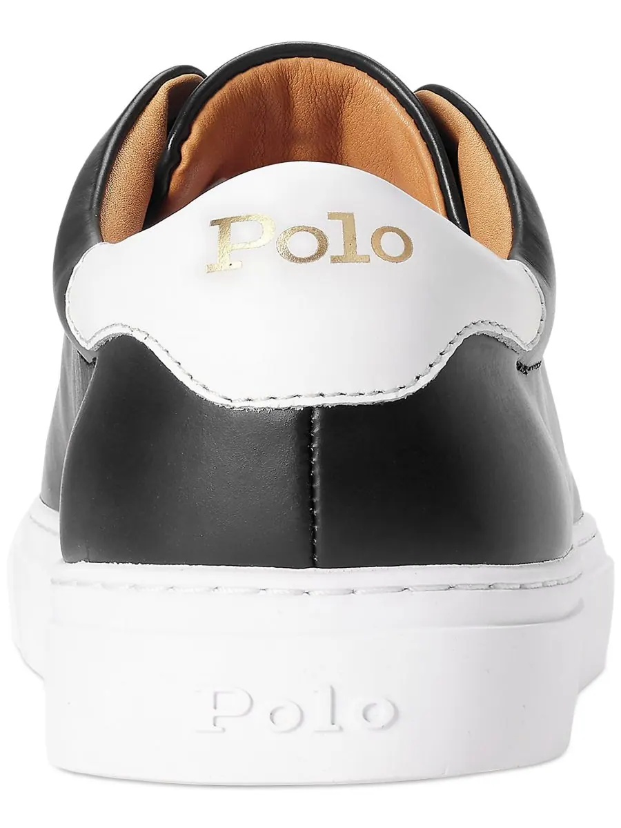 Мужские кожаные кроссовки Jermain II Polo Ralph Lauren — изображение 2 из 4, черный