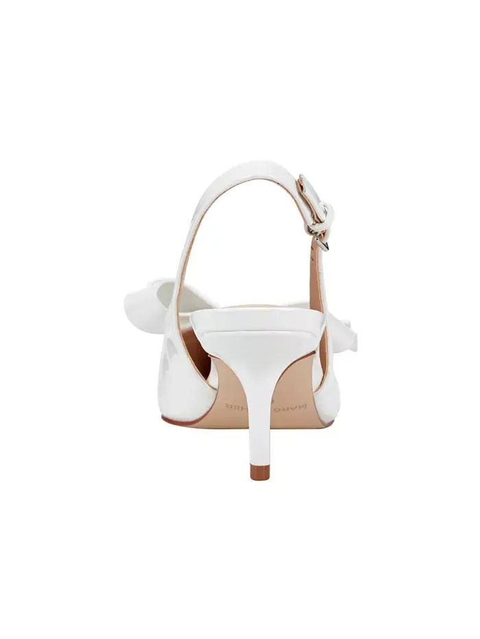Женские туфли-лодочки Allon Bow Slingback Marc Fisher — изображение 3 из 5, белый