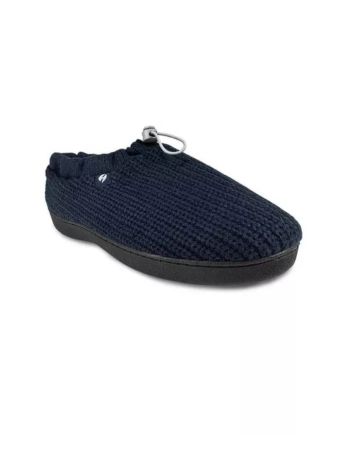 Мужские тапочки Noah Rib Knit с завязками на шнурке Heat Holders — изображение 1 из 5, темно-синий