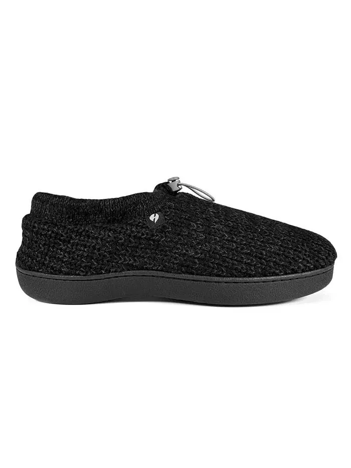 Мужские тапочки Noah Rib Knit с завязками на шнурке Heat Holders — изображение 4 из 5, темно-синий