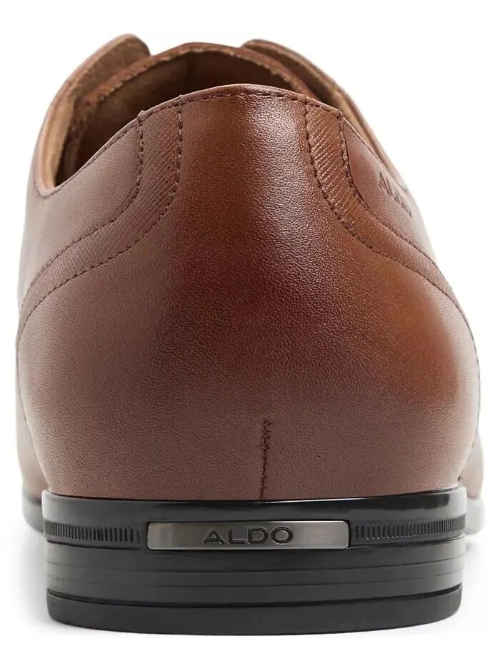 Мужские кожаные туфли-дерби Luigi на шнуровке ALDO — изображение 4 из 6, бежевый