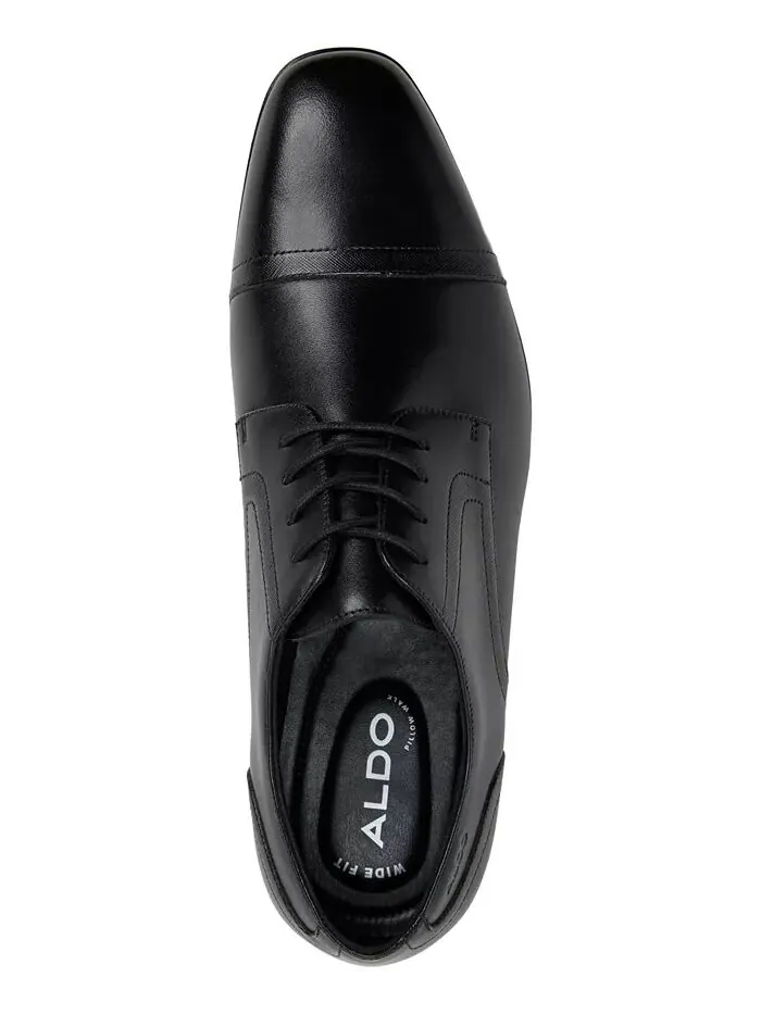 Мужские кожаные туфли-дерби Luigi на шнуровке ALDO — изображение 2 из 6, черный