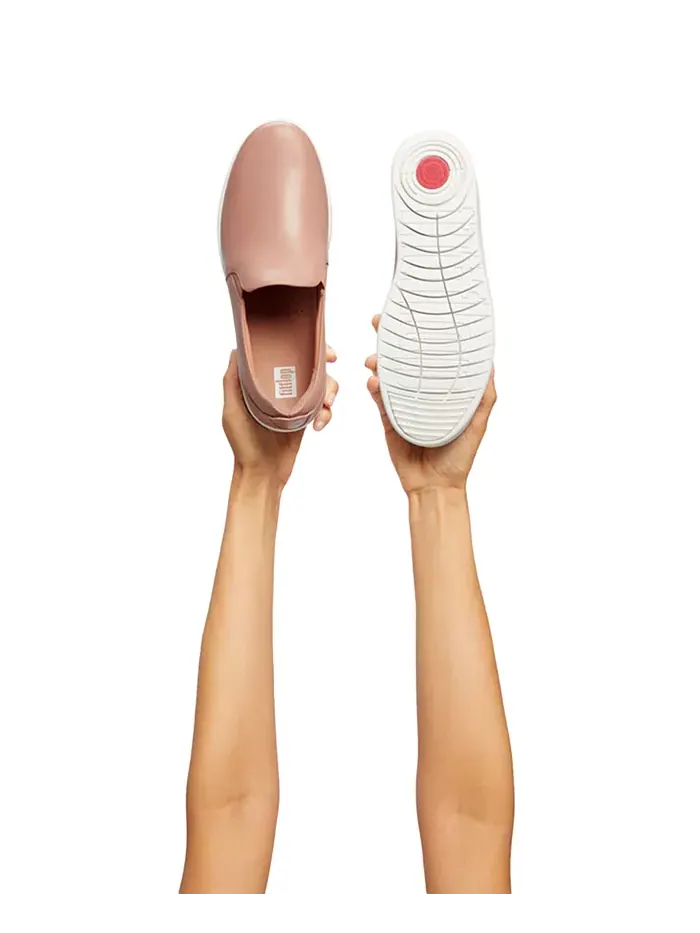 Женские скейтерские кеды Rally Slip-On на платформе FitFlop — изображение 12 из 24, черный