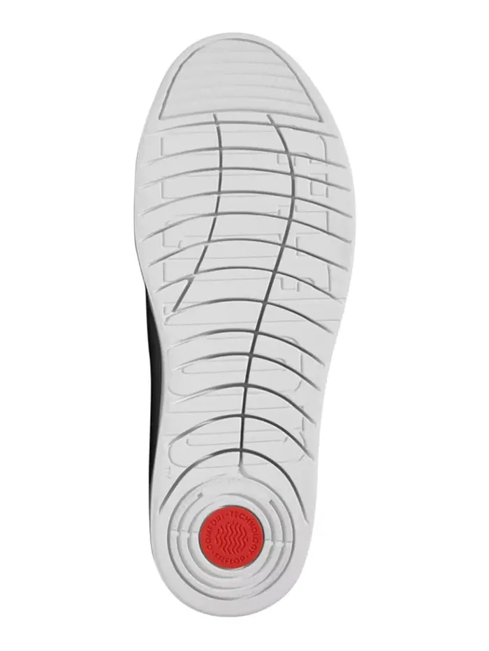 Женские скейтерские кеды Rally Slip-On на платформе FitFlop — изображение 14 из 24, черный